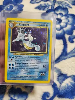 Pokemon TCG - Kingdra - 8/111 - Holo - Rare - Neo Genesis LP - Image 1