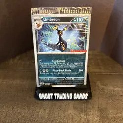 Umbreon Holo #130 SEALED EB GAMES Exclusive Stamped Promo Card Obsidian Pokemon - Image 1