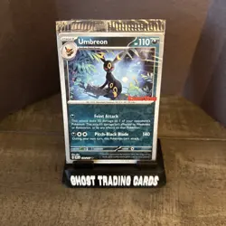 Umbreon Holo #130 SEALED EB GAMES Exclusive Stamped Promo Card Obsidian Pokemon - Image 2