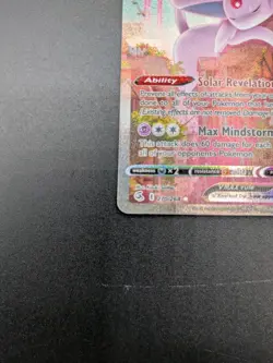 Pokemon TCG Fusion Strike Espeon VMAX Alt Art Secret Rare Holo Card 270/264 - Image 4