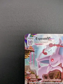 Pokemon TCG Fusion Strike Espeon VMAX Alt Art Secret Rare Holo Card 270/264 - Image 5