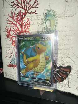 Pokemon TCG Dragonite V (Full Art) Pokemon GO 076/078 Holo Ultra Rare - Image 1