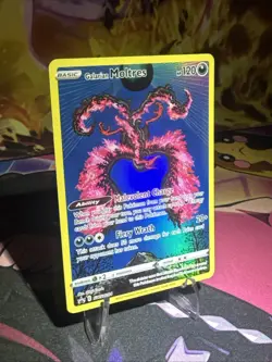 Galarian Moltres SWSH284 Holo Black Star Crown Zenith Promo Pokemon - Image 3