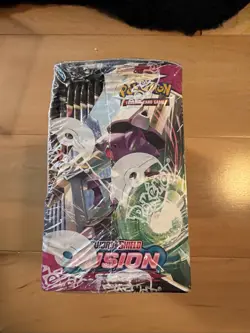 Pokemon Sword/Shield Fusion Strike Booster Box With Small Tear In Plastic On Top - Image 4