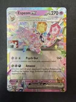MINT Pokemon Espeon EX 034/131 Prize Pack Series One Stamp Stamped Promo - Image 1