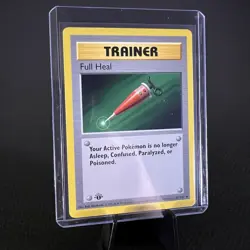 1st Edition Full Heal 82/102 Base Set Card LP - Image 1