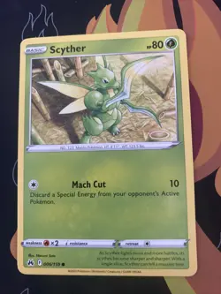 Pokemon Card 006/159 Scyther - Crown Zenith - Regular - Common - NM - Image 1