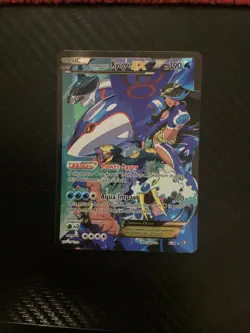 Pokemon TCG Team Aqua's Kyogre EX #6/34 Double Crisis Ultra Rare Lightly Played - Image 1