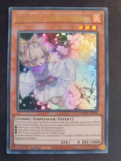 Yu-Gi-Oh! RA01-DE008 Aschenblute & Freudiger Fruhling Ultra Rare NM 1st Ed - Image 1
