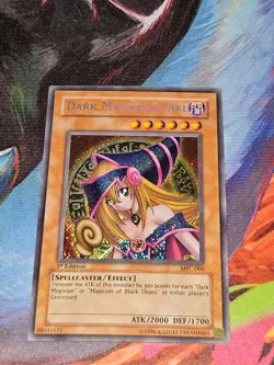 Yu-Gi-Oh! Dark Magician Girl MFC-000 1st Edition Secret Rare Vintage Original MP - Image 1