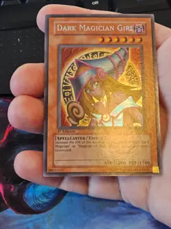 Yu-Gi-Oh! Dark Magician Girl MFC-000 1st Edition Secret Rare Vintage Original MP - Image 3