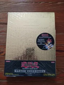 Yu-Gi-Oh Cards - MASTER COLLECTION SET VOLUME 1 (gold binder, 6 packs & 6 holos) - Image 1
