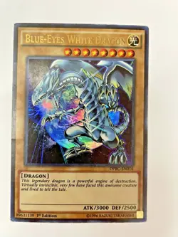 YUGIOH Blue-Eyes White Dragon - DPBC-EN016 - Ultra Rare - 1st Edition Fair - Image 1