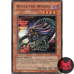 Yugioh Nuvia the Wicked LON-013 Rare MP - Image 1