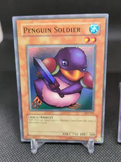 Yugioh! Penguin Solider SDJ-022 x2 Super Rare Unlimited LP - Image 2