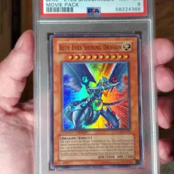 Yu-Gi-Oh! 2004 Promo Blue-Eyes Shining Dragon - PSA 8 NM-MT - MOV-EN001 - Image 2