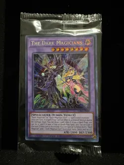 Yugioh The Dark Magicians LDS3 Limited Ed Secret Rare Card Sealed - Image 1