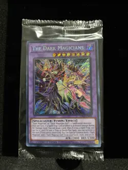 Yugioh The Dark Magicians LDS3 Limited Ed Secret Rare Card Sealed - Image 2