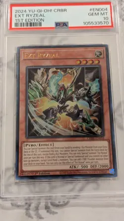 PSA 10 Ext Ryzeal CRBR-ENO04 Yu-Gi-Oh Crossover Breakers - Image 1