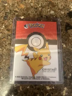 2024 POKEMON Crystal Card #E05 GENGAR SHADOW Limited Edition Read Description - Image 2