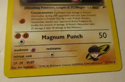 Pokemon TCG Gym Heroes Rocket's Hitmonchan 11/132 Holo Card 2000 Played RARE - Image 5