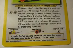 Pokemon TCG Neo Revelation Delibird Holo Card 5/64 Played 2000 Collectible - Image 5