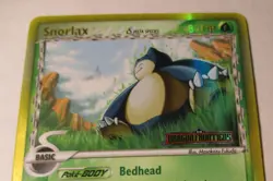 Pokemon Dragon Frontiers Snorlax 10/101 Stamped Reverse Holo Card 2006 Played - Image 4