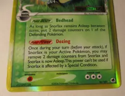 Pokemon Dragon Frontiers Snorlax 10/101 Stamped Reverse Holo Card 2006 Played - Image 5