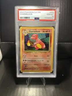 PSA 10 Pokemon Card Charmeleon 002/034 Pokemom Card Game Classic Holo 2023 - Image 1