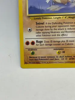 CUBONE - Jungle Set - 50/64 - Common - Pokemon Card - Image 2