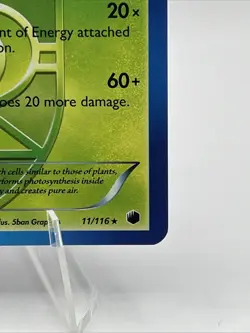 Pokemon Card Leafeon 11/116 Team Plasma Freeze Rare Cracked Ice Holo 2013 NM - Image 3