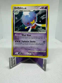 2008 Drifblim DP34 Black Star Promo Rare Holo English Nintendo Pokemon Card - Image 1