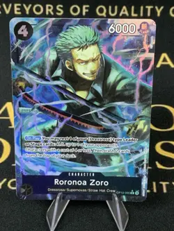 One Piece TCG Card Game Roronoa Zoro Alt Art OP10-095 English - Image 1