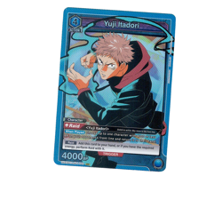 Union Arena Jujutsu Kaisen Yuji Itadori UE03BT/JJK-1-040 SR Foil Card NM - Image 1