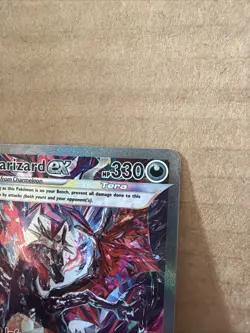 Pokemon TCG Charizard EX Paldean Fates Holo Card 234/091 (ding Right Corner) - Image 3
