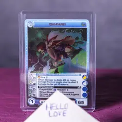 Gimwei Foil Chaotic Card - Good, Lightly Played 1st edition - Image 1