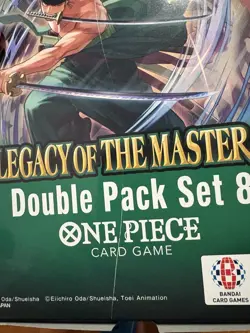 One Piece Card Game Double Pack Set Volume 8 Display Factory Sealed DP-08 - Image 5