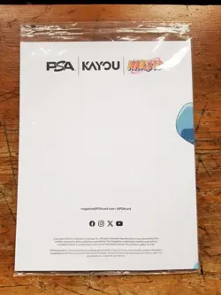PSA Magazine x Kayou Exclusive NARUTO UZUMAKI PROMO CARD and Magazine SEALED - Image 2