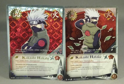 Naruto CCG Kakashi Hatake Promo Diamond Foil Card PR 009 + Kakashi Hatake 109 - Image 1