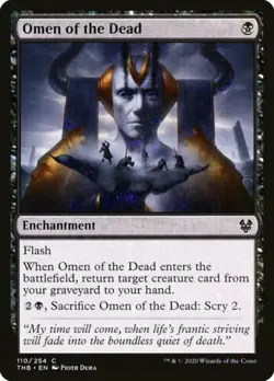 OMEN OF THE DEAD X 4 N/M- THEROS BEYOND DEATH MAGIC THE GATHERING - Image 1