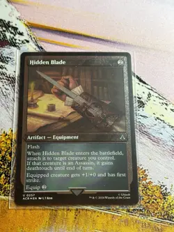 Hidden Blade (Foil Etched) - Universes Beyond: Assassin's Creed (ACR) - Image 1