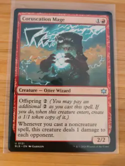 MTG Coruscation Mage 0131 Bloomburrow M/NM Free UK P&P - Image 1