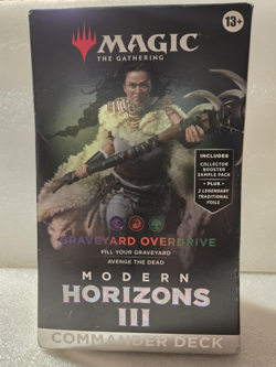 Magic The Gathering Graveyard Overdrive Modern Horizons III CommanderDeck SEALED - Image 1