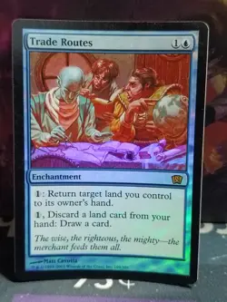 MTG | Trade Routes | 8th Edition | Foil | Moderately Played | English - Image 3