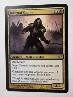 MTG Magic The Gathering - Diregraf captain - Dark Ascension (#135/158) Reg LP - Image 1