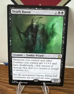 MTG Regular Death Baron Foundations Magic the Gathering NM FRESH PULL - Image 1