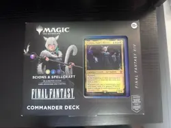 MAGIC the GATHERING FINAL FANTASY SCIONS & SPELLCRAFT COMMANDER DECK SEALED - Image 1