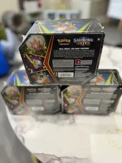 Pokemon TCG Sword Shield Shining Fates Collector Tins Set of 3, Sealed - Image 2