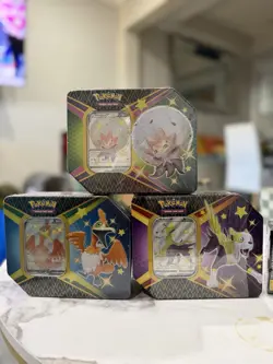 Pokemon TCG Sword Shield Shining Fates Collector Tins Set of 3, Sealed - Image 3