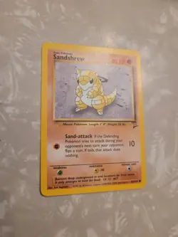 Pokemon TCG Sandshrew Base Set 2 91/130 Regular Unlimited Common- Near Mint - Image 2
